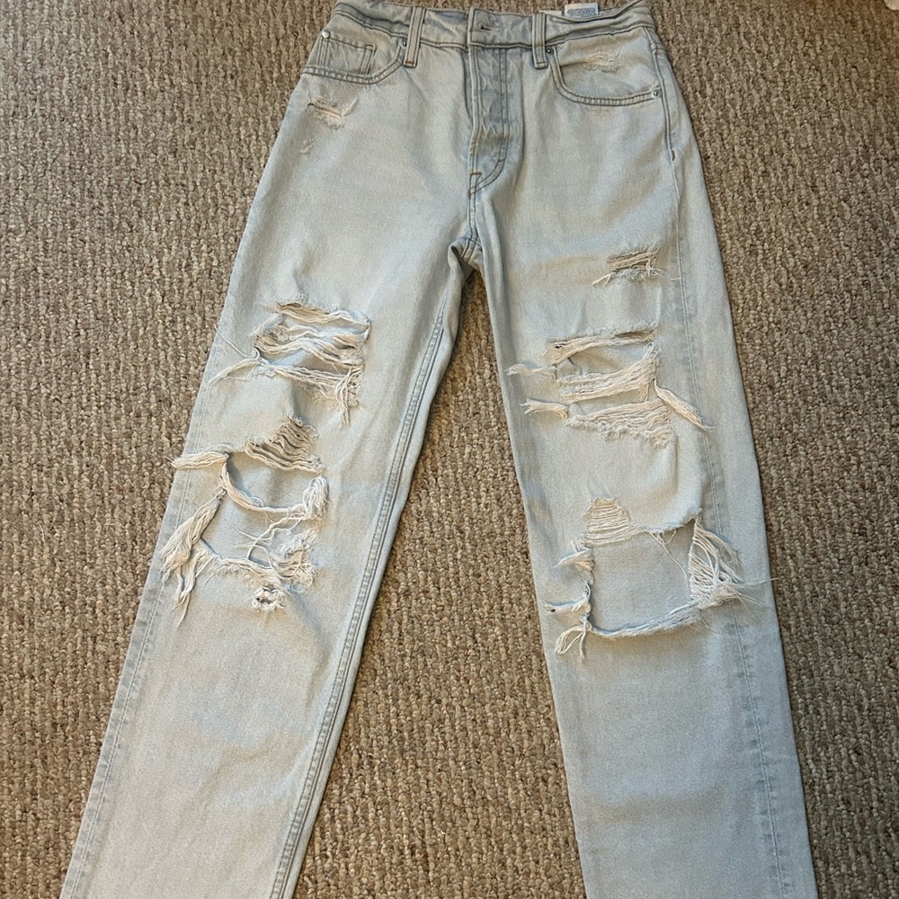 H&M Boyfriend cut jeans (Light wash)